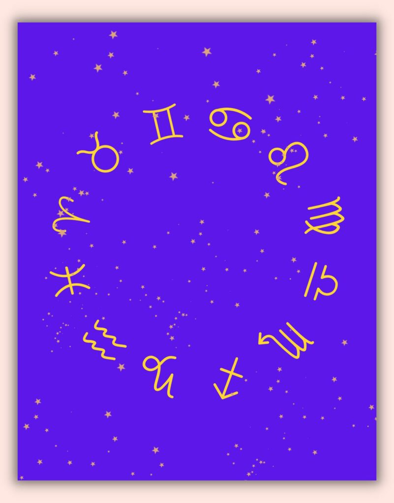 Dekoracje na Andrzejki – znaki zodiaku