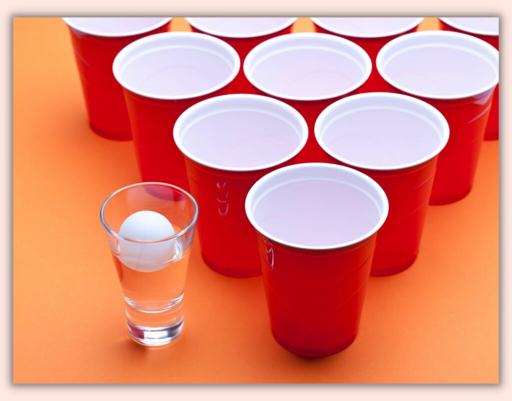 Gry imprezowe dla dorosłych – beer pong
